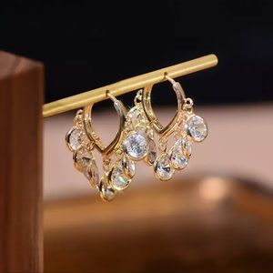 ❣️ Gold Plated Crystal Drop Earrings